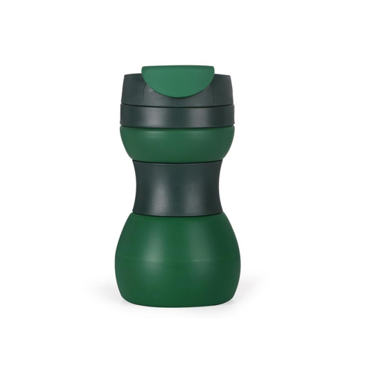 500mL Collapsible Travel Cups Dark Green